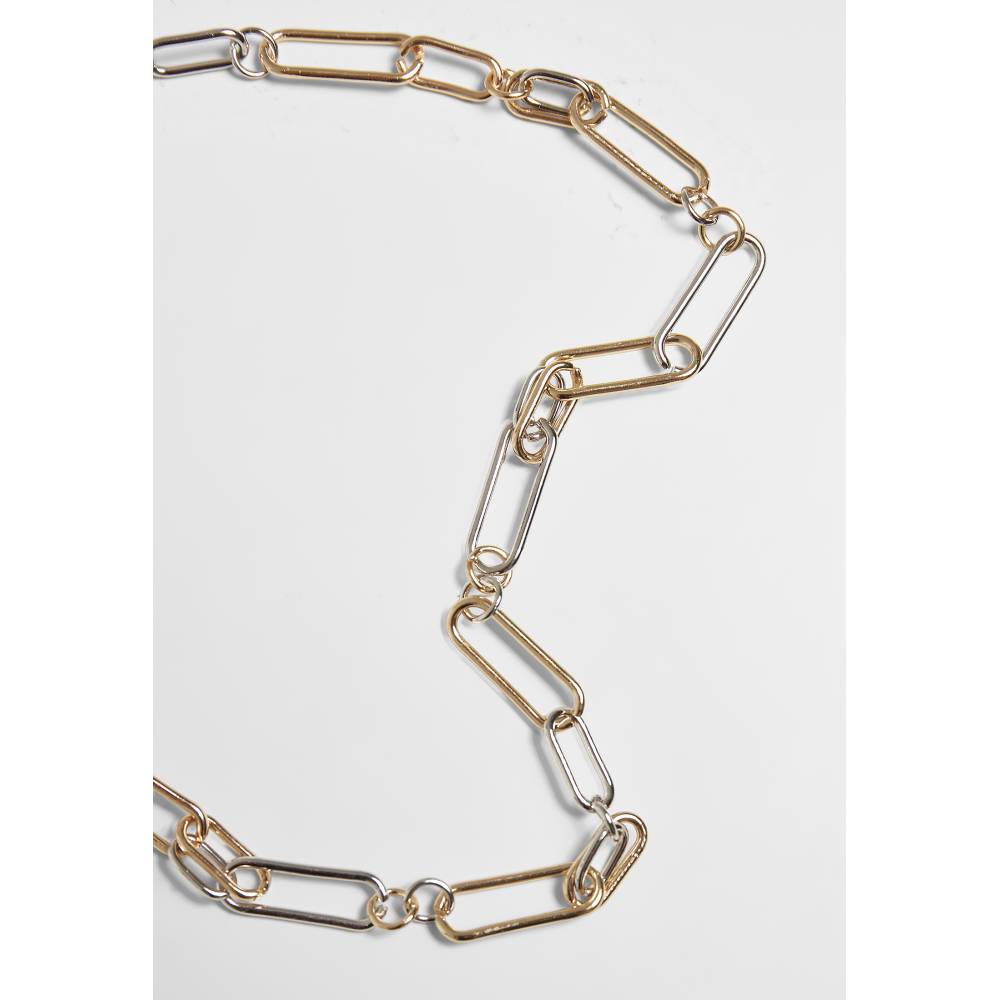 Urban Classics - Color Mix Ketting - Goudkleurig/Zilverkleurig
